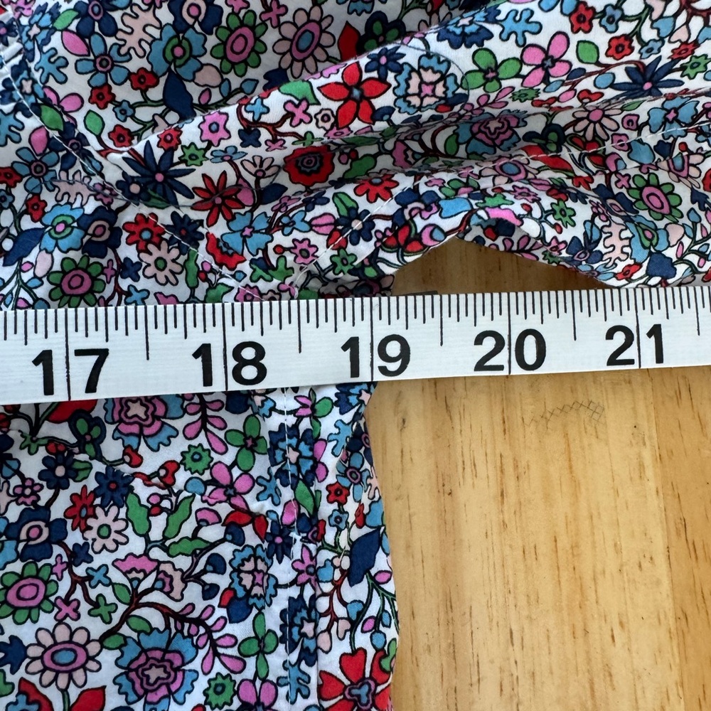 Boden Women’s Ditzy Floral Multicolored Floral Button Down Long Sleeve Size 6R - Picture 9 of 10